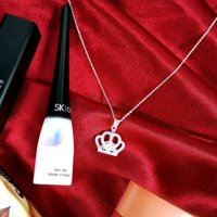 Dây chuyền bạc nữ,vòng cổ mặt vương miện xinh xắn-Bạc Ngọc Anh