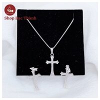 Dây chuyền Bạc Ta mặt thánh giá dành cho cả nam và nữ (Ảnh Thật, Có Bảo Hành Làm Sáng )