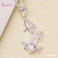 Dây chuyền bạc Ý 925 Bạc xinh Huệ Ngân- Cá Heo thủy chung YCXD046-BDC