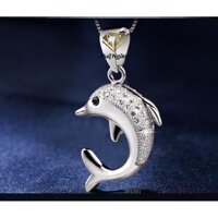 Dây chuyền bạc Ý 925 Huệ Ngân - Cá heo may mắn PP1391