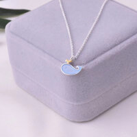 Dây Chuyền Bạc Ý Cá Voi Xanh 2023