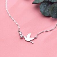 Dây Chuyền Bạc Ý S925 Hình Chim Bồ Câu DB-1588