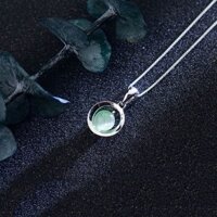 Dây Chuyền Bạc Ý S925  Xanh M-1558