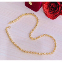 Dây chuyền bi 3 chỉ xi vàng 18 dây 4li