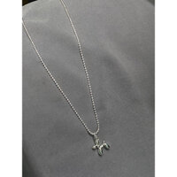 Dây chuyền bi bạc mặt chú chó hình gấu bông phá cách - Quý Tùng jewelry