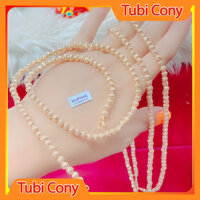 Dây Chuyền Bi Nữ Màu Vàng và Màu Bạc Chạm Máy Bền Màu, Không Đen