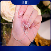 Dây Chuyền Bi Trơn Bằng Bạc Ý , Thiết Kế Đơn Giản - Tinh Tế Dành Cho Nam và Nữ | Bảo Hành 1 Đổi 1 | VC2686 JULI