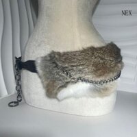 Dây chuyền bụng đính cườm NEX Dây thắt lưng sang trọng cho váy Dây thắt lưng thời trang