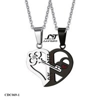 Dây chuyền cặp đôi (TĐTK) 1314-520 (AYE) đầy ý nghĩa CDC069-1