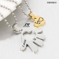 Dây chuyền cặp đôi Trái tim trong lòng bàn tay CDC032-3