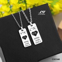 Dây chuyền cặp đôi VK CK One and Only CDC040
