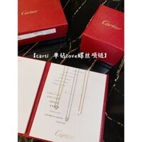 Dây chuyền Cartier đính kim cương bạc 925 cao cấp cho nữ đơn giản sang trọng