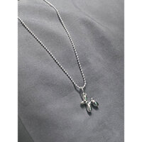 Dây chuyền cho nữ mặt gấu bông phồng xinh đẹp dễ thương chất liệu bạc Quý Tùng