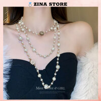 Dây chuyền chuỗi hạt hoa độc đáo, đi tiệc sang trọng