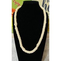 Dây chuyền dáng dài trai thời trang nhí hạt 3mm xoắn 6 sợi si tuyển Nhật