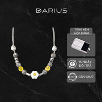 Dây Chuyền DARIUS Flower Smile Stainless Steel phong cách Hip Hop độc đáo phá cách DC005