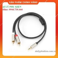 Dây chuyển đầu 3.5mm sang 2 AV 2m UGREEN 20823 bọc lưới dailyphukien