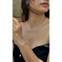 Dây chuyền dây xoắn dày bạc DC017