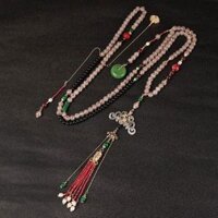 Dây chuyền đeo chéo ngọc bích Trung Quốc mới chuỗi lưng đa năng Vòng cổ xương đòn choker