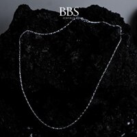 Dây chuyền dẹp trơn bạc nam nữ 925 BBS Jewelry HD77