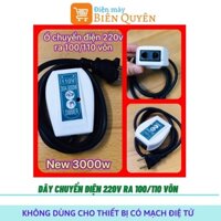 Dây Chuyển Điện DIMER 220 Vôn Ra 100/110 Vôn 3000W ( Không Dùng Cho Thiết Bị Có Mạch Điện Tử)