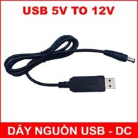 Dây chuyển đổi nguồn USB 5V sang 12V DC