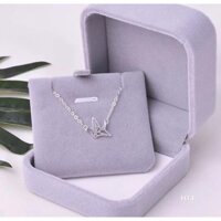 DÂY CHUYỀN HẠC GIẤY LIỀN MẶT SANG CHẢNH - TRANG SỨC BẠC