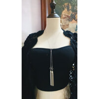DÂY CHUYỀN HIỆU SECONDHAND TRANG SỨC SI PHỤ KIỆN SI NHẬT BẢN BOU JEWELRY VINTAGE MÃ VC451