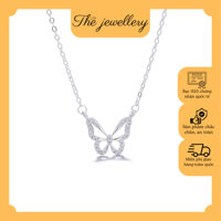 Dây chuyền hình bướm bạc 925 cute dễ thương , vòng cổ nữ bạc 925 hình bướm nữ tính TienJewelry
