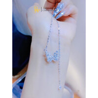 Dây chuyền hồ điệp dáng mới dễ đeo, Vòng cổ nữ bạc ta - Bạc BNP