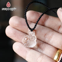 Dây chuyền hồ ly 9 đuôi pha lê - Ngọc Quý Gemstones - Trắng