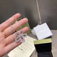 Dây chuyền hoa lớn đầy kim cương, hoa hướng dương, dây chuyền xương đòn đa năng thời trang, quà tặng cho bạn gái hoặc bạn thân