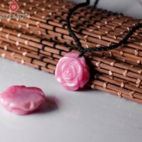Dây chuyền hoa mẫu đơn đá ruby - Ngọc Quý