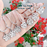 Dây chuyền khắc tên cho bé bạc ta- Shop bạc Linh siliver