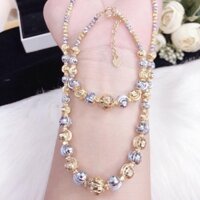 Dây chuyền lắc tay mạ màu vàng 18k RCLN