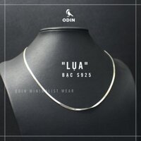 Dây chuyền lụa bạc – Silk Necklace – BẠC Italy S925