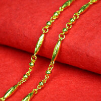 Dây chuyền mạ vàng 18K, kèm hộp đựng Van Tien - Thoi