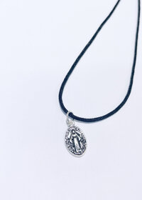 Dây chuyền mặt bạc hình đức mẹ maria - Ngọc Quý Gemstones