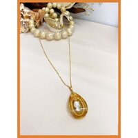 DÂY CHUYỀN MẶT CÔ GÁI SECONDHAND TRANG SỨC SI PHỤ KIỆN 2HAND NHẬT BẢN BOU JEWELRY VINTAGE MÃ VC478