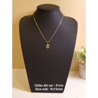Dây chuyền mặt đá peridot, trang sức si Nhật