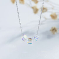 Dây chuyền mặt pha lê swarovski không đen không rỉ