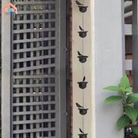 Dây chuyền mưa chim cho máng xối thay thế dây chuyền bắt nước mưa bên ngoài 94,5 inch cho mái nhà Sân