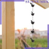 Dây chuyền mưa chim cho máng xối thay thế dây chuyền bắt nước mưa bên ngoài 94,5 inch cho mái nhà Sân
