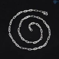 Dây chuyền nam bạc 925 sợi nhỏ mắt xích cá tính DCK0039 Trang Sức TNJ
