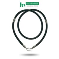 Dây Chuyền Nam Bạc Hiểu Minh DCS038T dây cao su bọc bạc