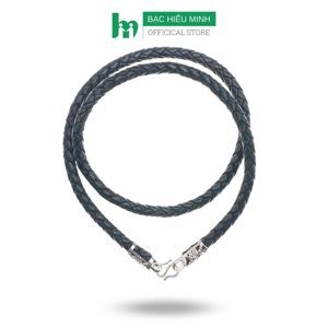 Dây chuyền nam bằng da Bạc Hiểu Minh DDN026