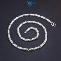 Dây chuyền nam đốt trúc cao cấp trọng lượng 1.2 cây, vòng cổ bạc cao cấp S925 sang trọng DCK0076 - Trang Sức TNJ