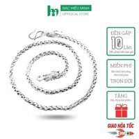 Dây Chuyền Nam - Hình Rồng - Bảo Hành Vĩnh Viễn  Hàng Chính Hãng  Bạc Hiểu Minh DBN021