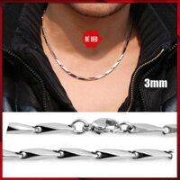 Dây chuyền nam inox hỏa tiễn Trang sức Bé Heo BHDC289 - Bạc