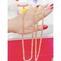 Dây chuyền nam mạ vàng 18K đốt trúc trụ tròn 070RUH.220322 - Mang đi chơi, đi tiệc rất đẹp